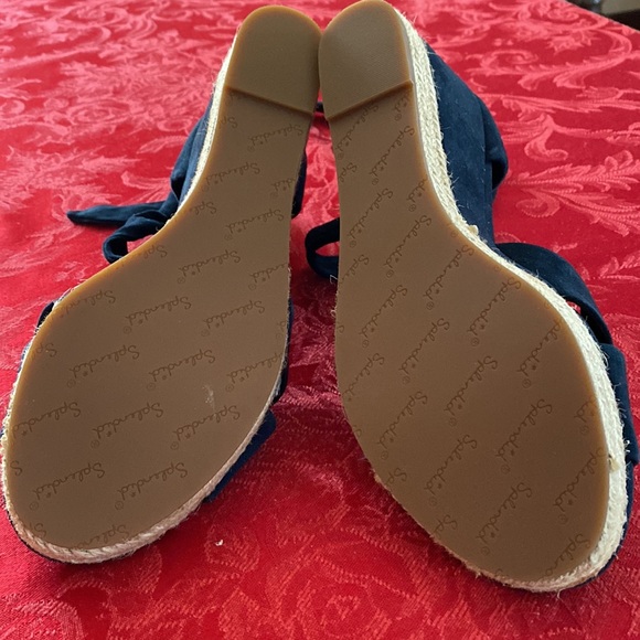 Splendid blue suede tie espadrilles sz 8.5 - Picture 3 of 4